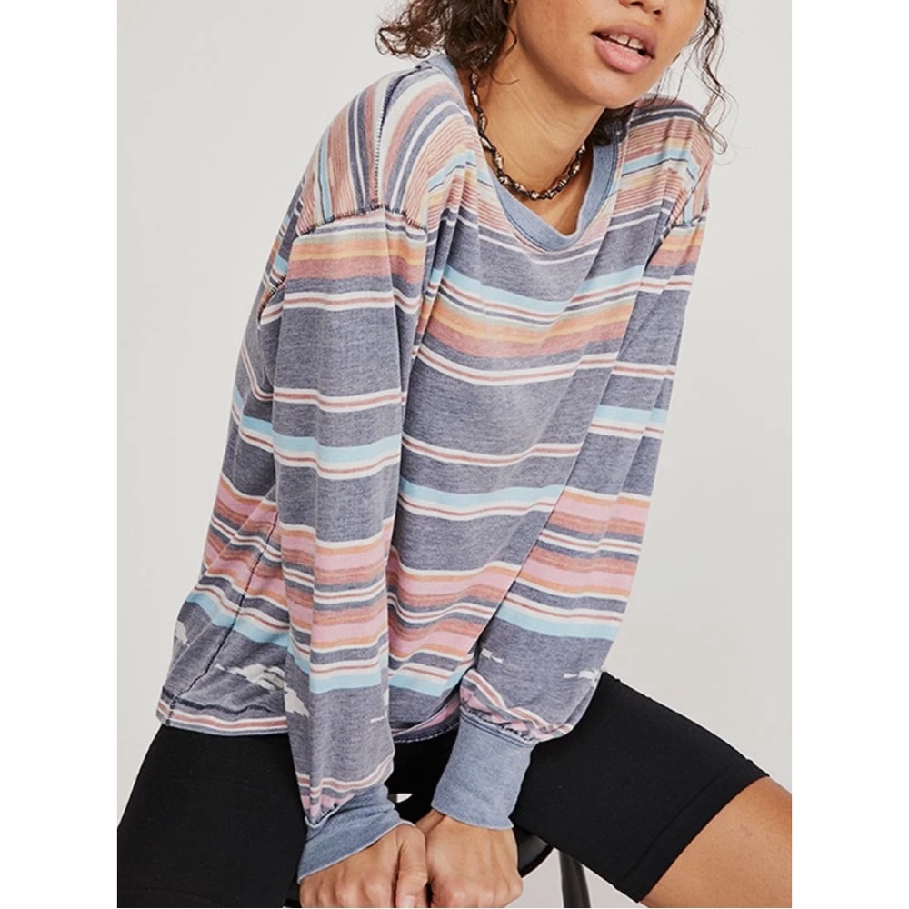 Free People Arielle Printed Tee